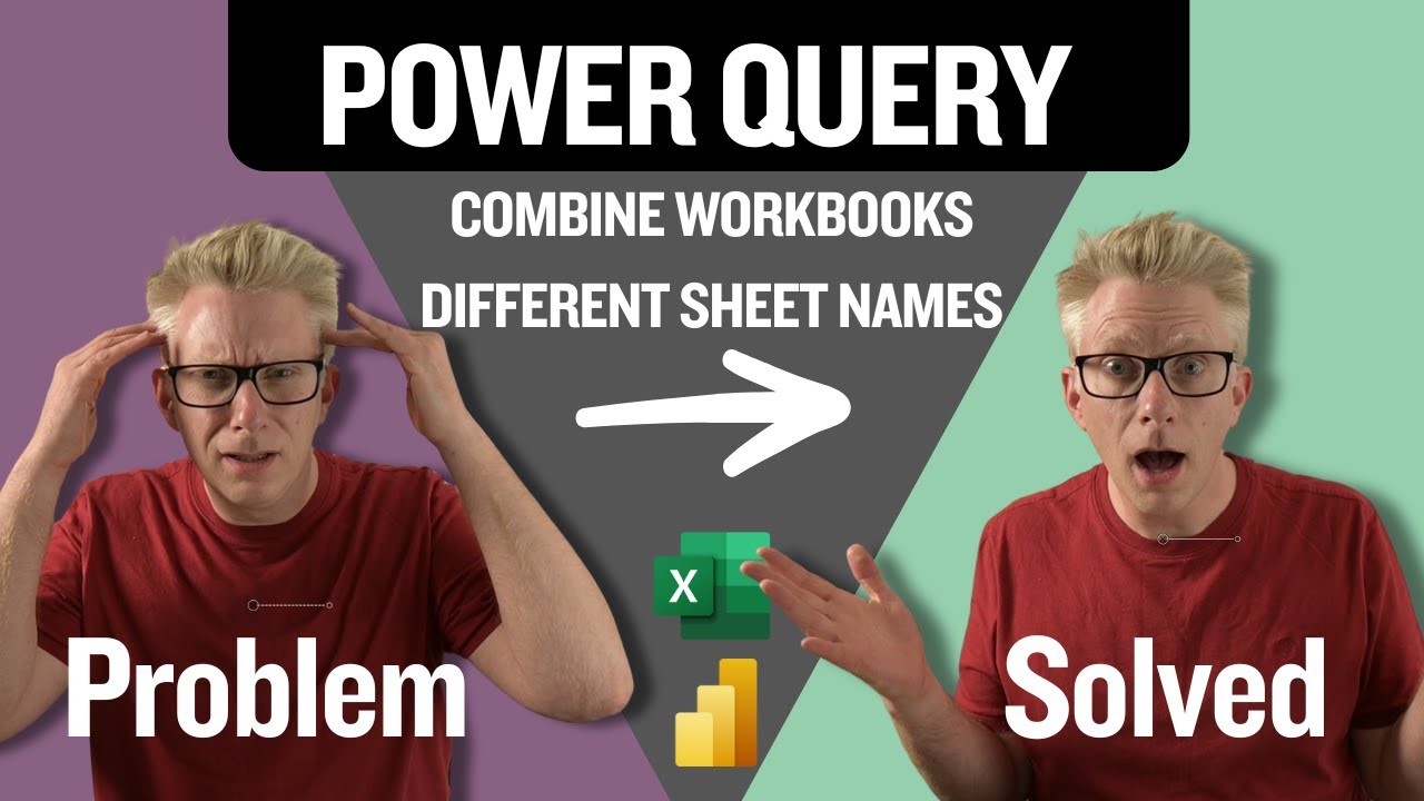 Power Query Trick: Combine Excel Files with DIFFERENT Sheet Names! 🔥