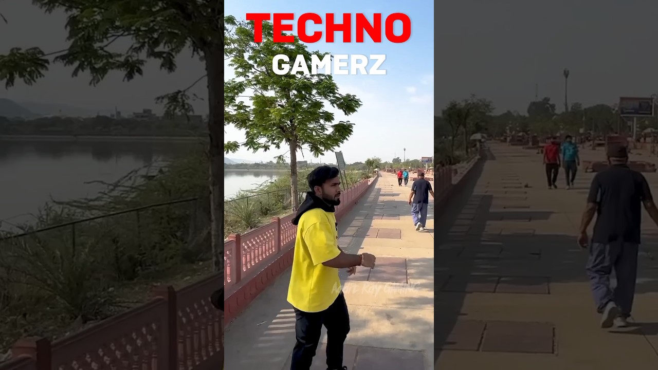 Techno Gamerz Play 😯 GTA 5 In Real Life || #shorts #technogamerz #gta5