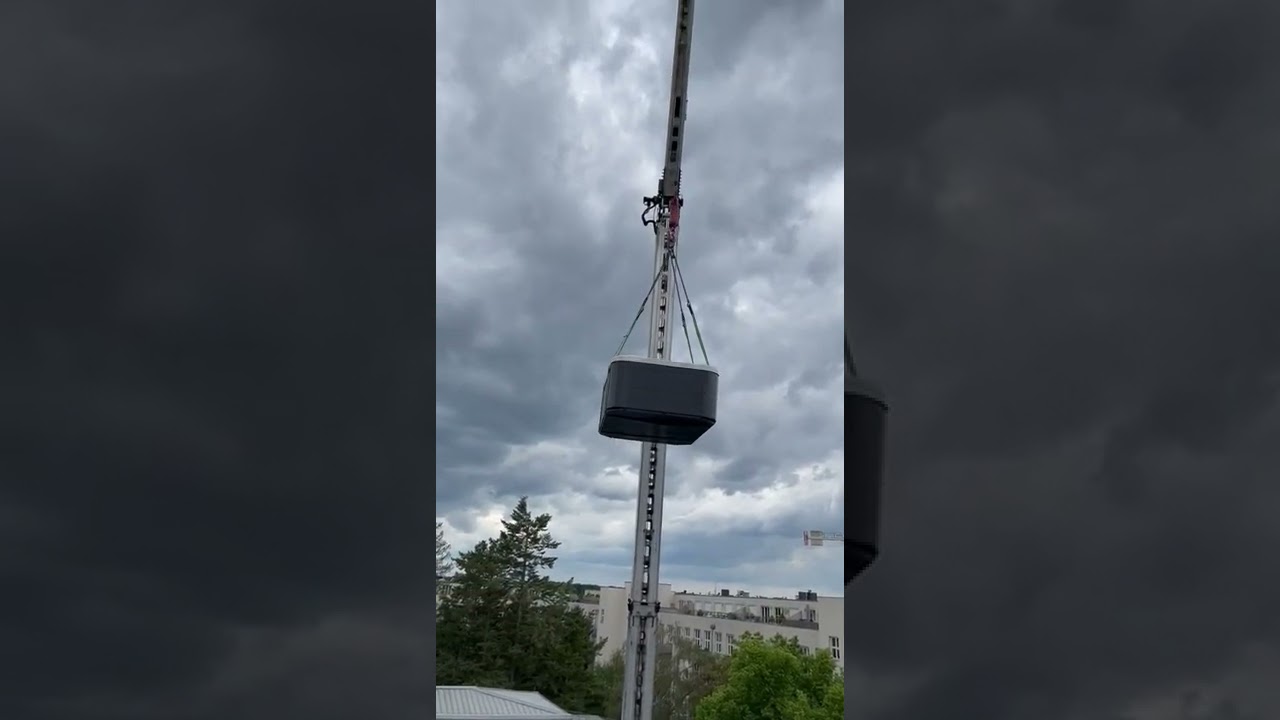 Whirlpool Transport in Berlin  - Lieferung mit Kran