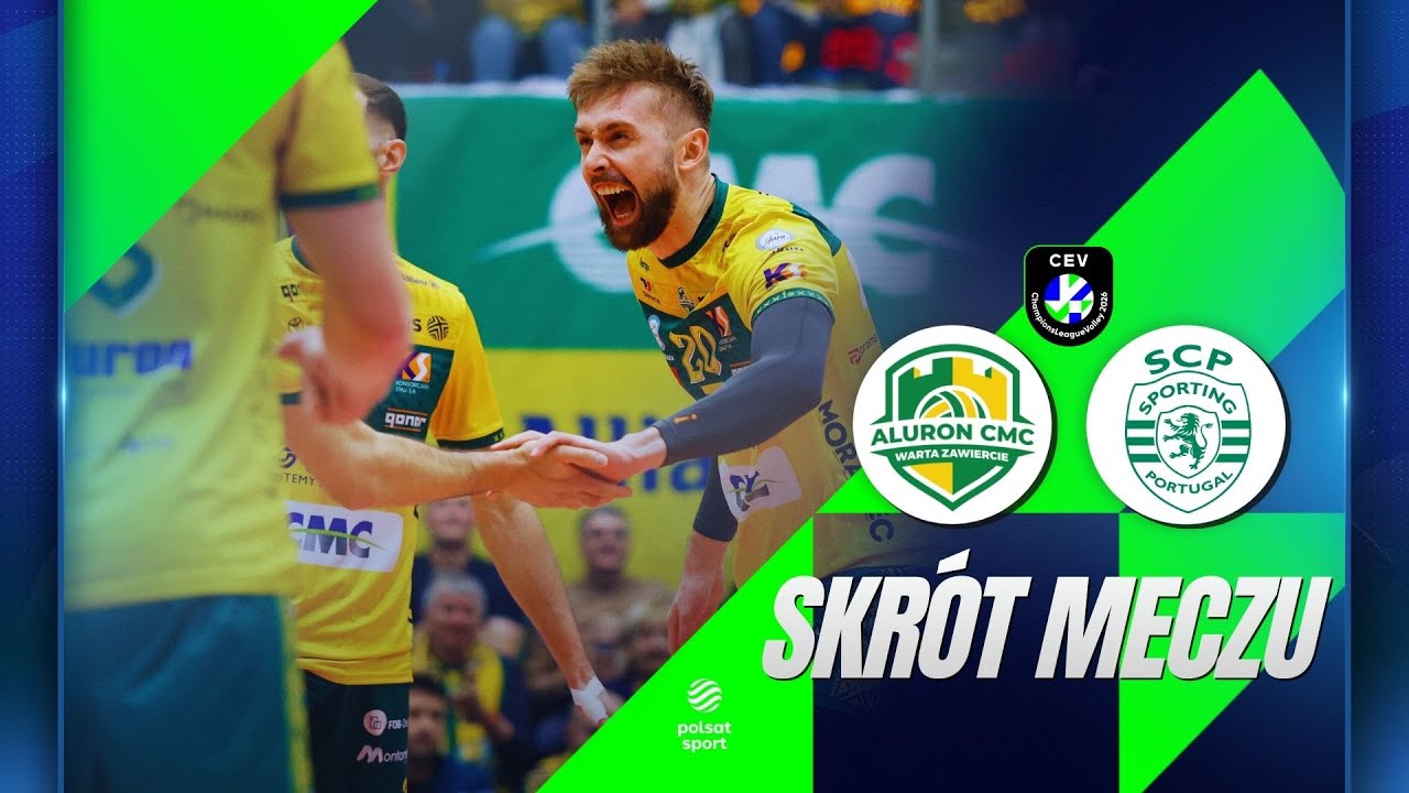 SKR&Oacute;T: ALURON CMC WARTA ZAWIERCIE &ndash; SPORTING LIZBONA | LIGA MISTRZ&Oacute;W