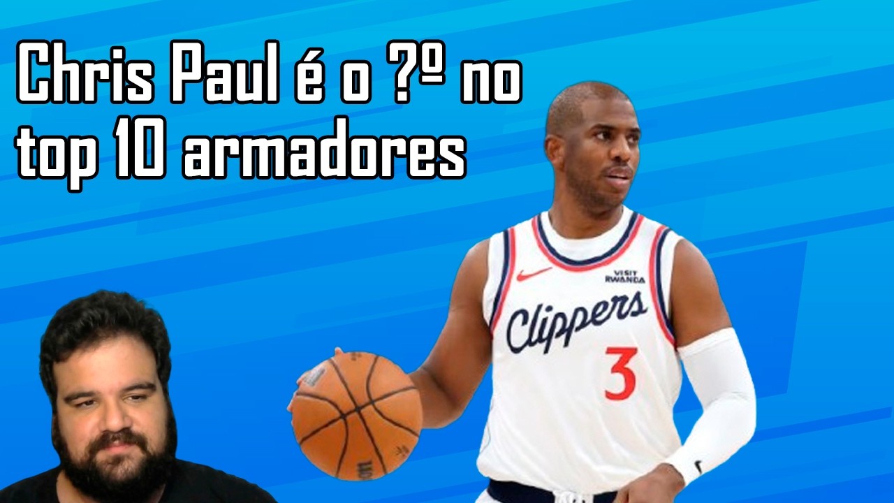 NBA: Chris Paul se aposenta, onde ele fica no top 10 armadores da história?