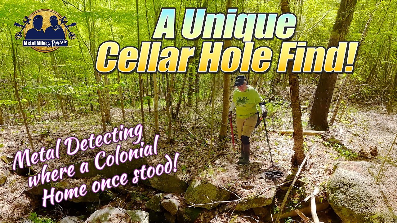 A Very Unique Find Metal Detecting a Cellar Hole from Colonial Times! #treasureSundays