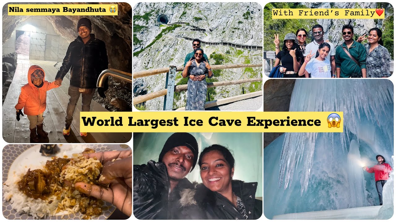 Nila தான் அழுதுட்டா😭World Largest Ice Cave Experience-Toddler🥶Salzburg Austria❤️Must Visit place😊
