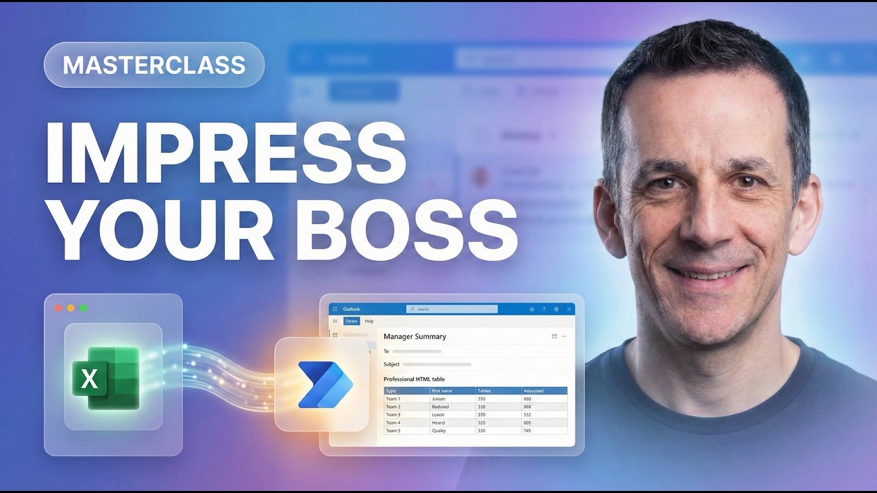 Automate Personalized Manager Summary Emails in Power Automate with Dynamic Excel Data