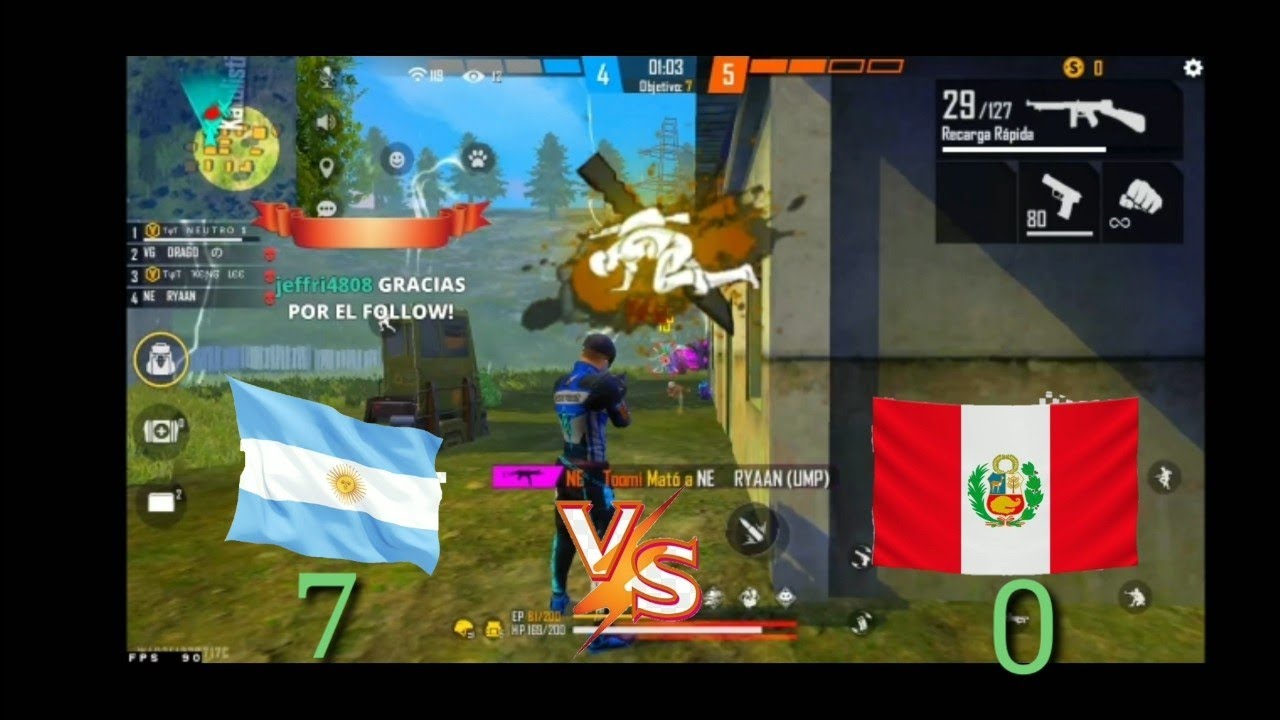 ASÍ SUFRIO PERU EL 7 A 0 DE ARGENTINA EN EL 4 VS 4 POR 500 DOLARES