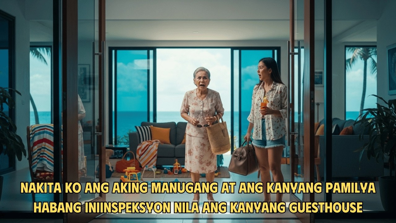 Nakita ko ang aking manugang at ang kanyang pamilya habang iniinspeksyon nila ang kanyang guesthouse