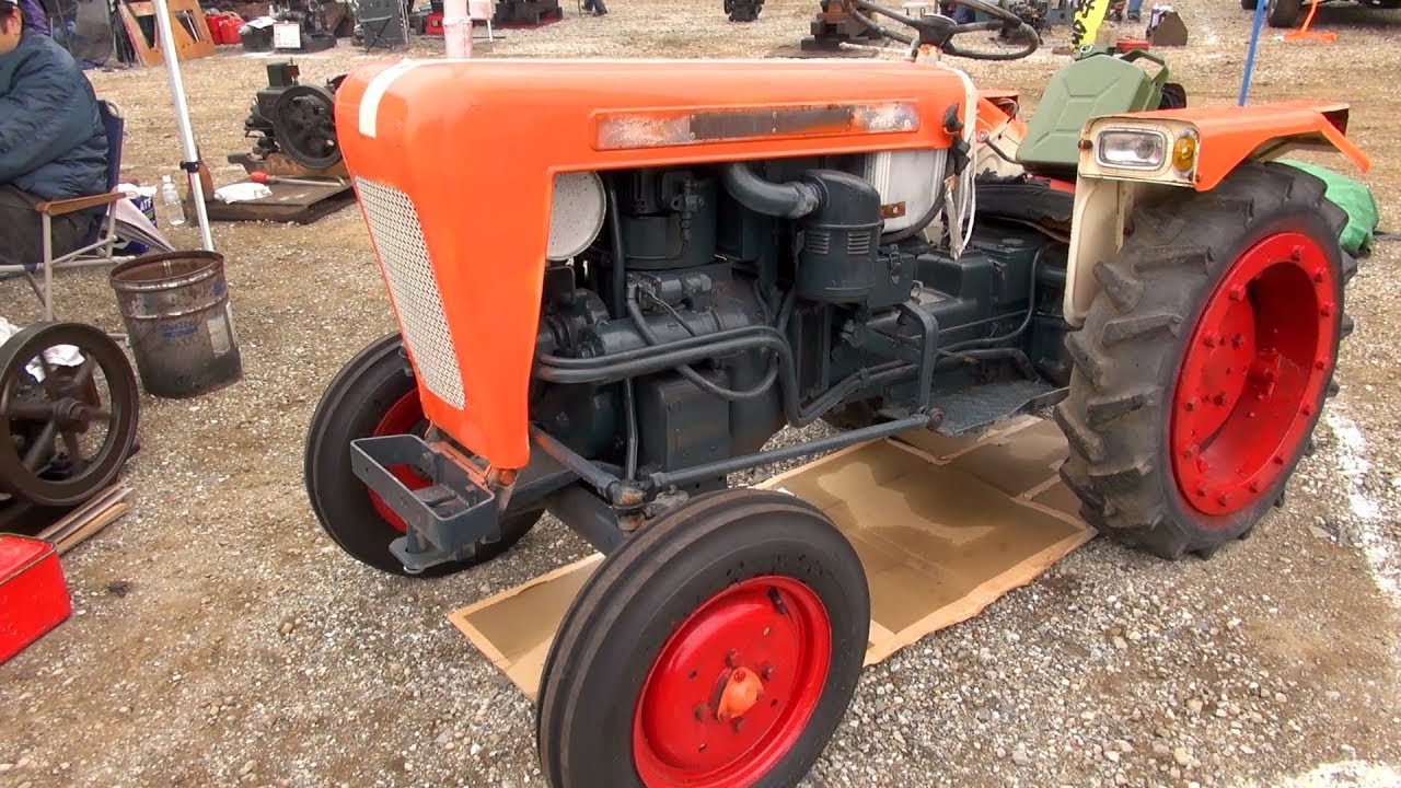 1960s KUBOTA Tractor L12 & Hatz Diesel Type E90L 10hp [Old Engines in Japan]