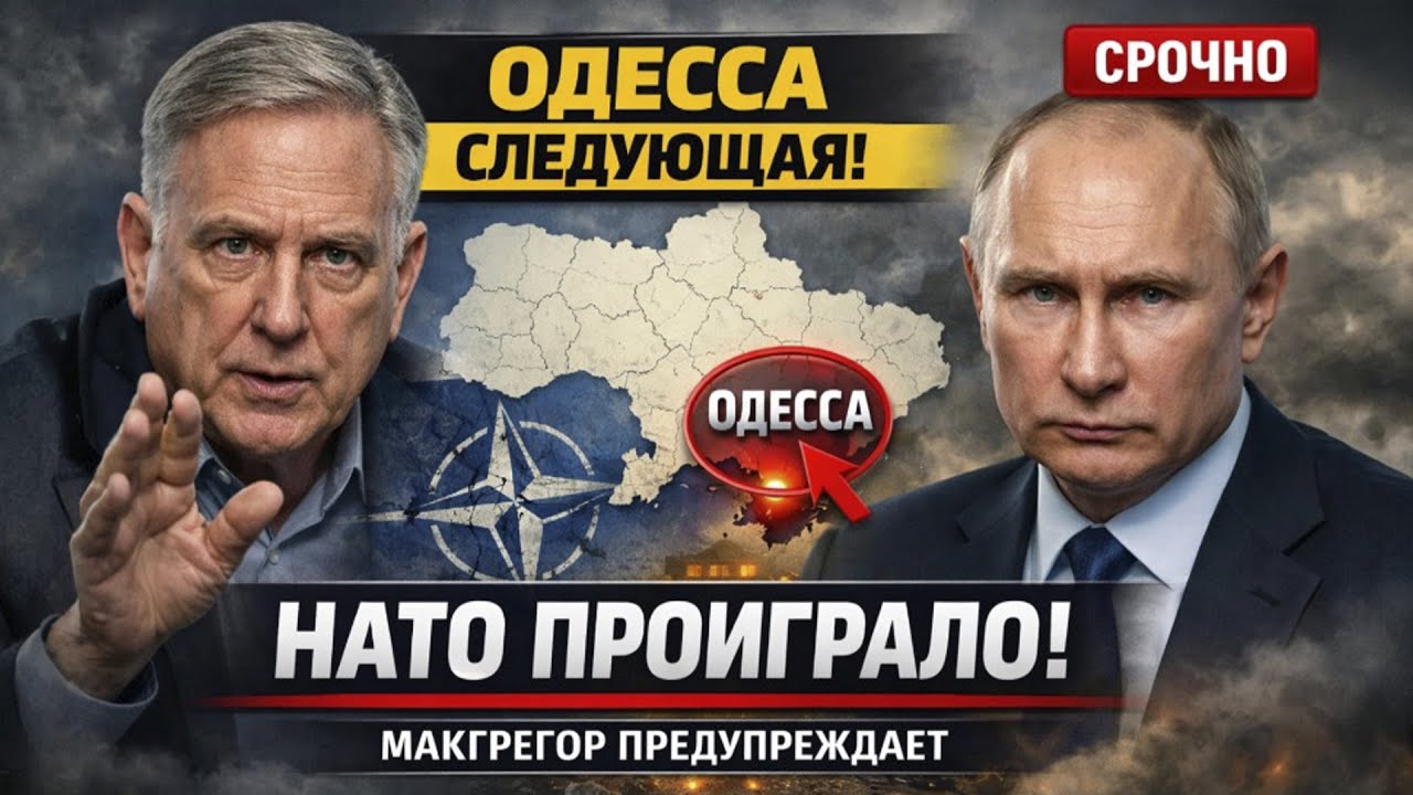 ДУГЛАС МАКГРЕГОР ПРЕДУПРЕЖДАЕТ: ОДЕССА СЛЕДУЮЩАЯ — НАТО УЖЕ ПРОИГРАЛО!