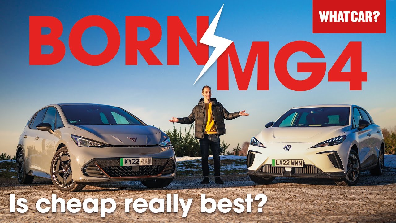 Обзор MG4 и Cupra Born — какой малолитражный электромобиль ЛУЧШИЙ? | What Car?
