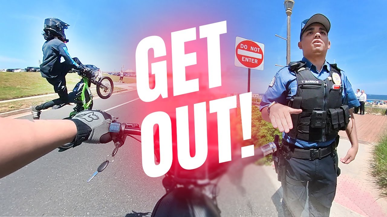 KAREN CALLS THE COPS ON US! Asbury Park Group Ride was WILD