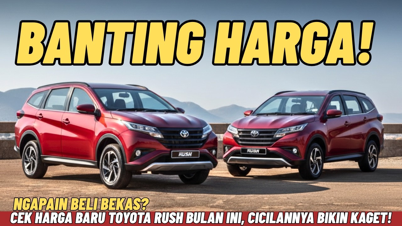 NGAPAIN BELI BEKAS? TOYOTA RUSH BANTING HARGA BULAN INI, CICILANNYA BIKIN KAGET! 