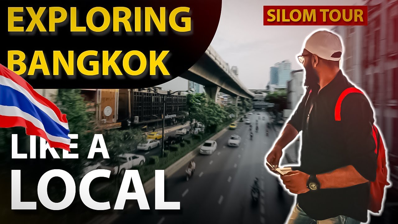 Exploring Bangkok like a Local | Silom Area Tour | Thai Culture | A Tour of Bangkok Roads & Bridges