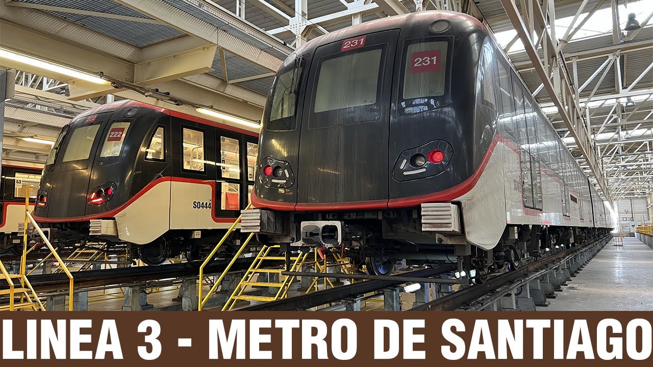 Metro De Santiago | Linea 3 (Noviembre - Diciembre 2022)