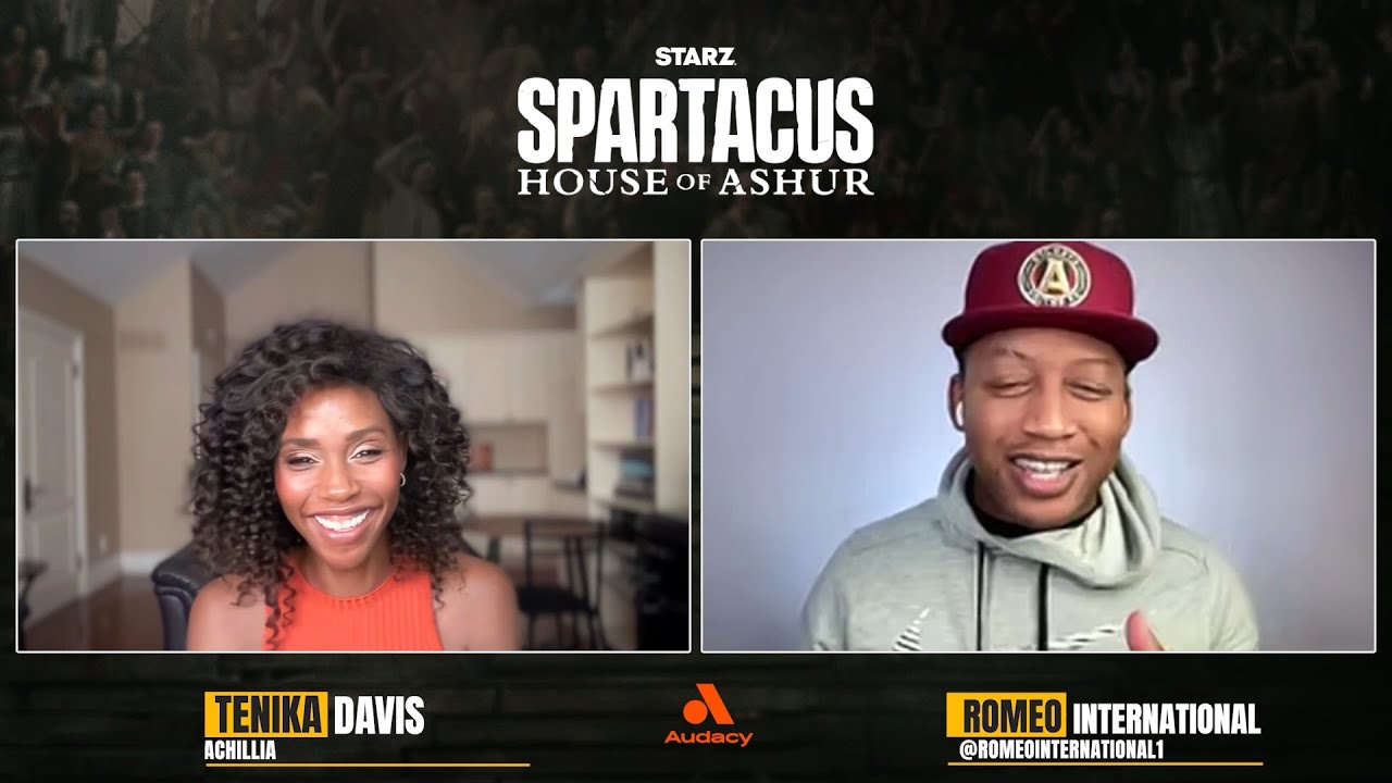 Tenika Davis enters the arena in Spartacus: House Of Ashur