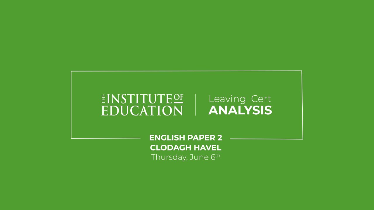 Leaving Certificate English Paper 2 (Higher Level) 2024 Reaction
