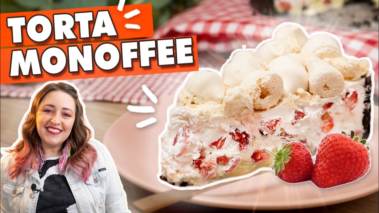 TORTA MORANGOFFEE - a famosa - para vender em fatia | Tábata Romero