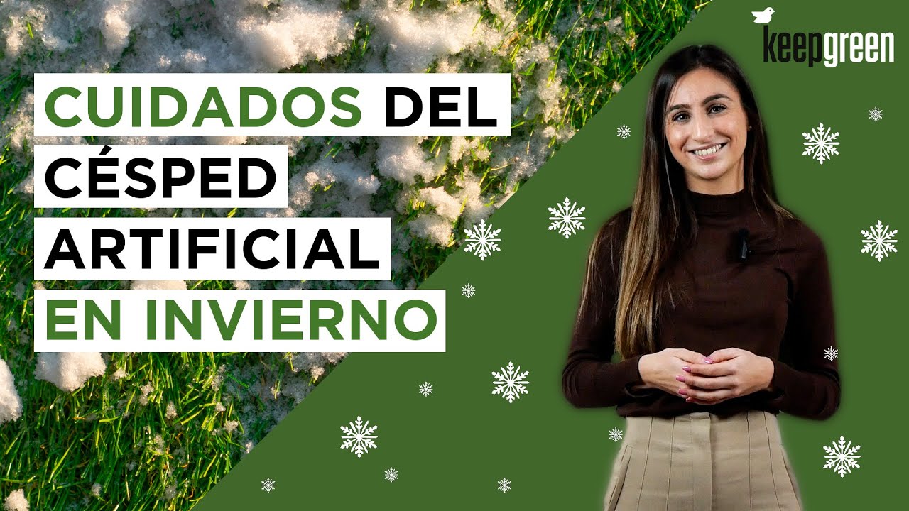 ❄️¡CUIDA el césped artificial en INVIERNO... así!
