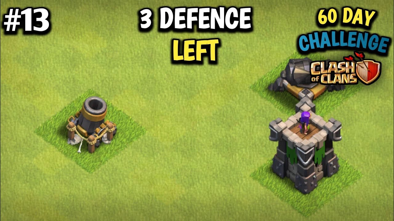 Only 3 defence left 😐...(60 DAYS CHALLENGE SERIES)