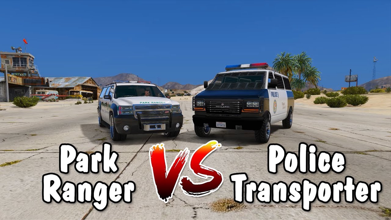 GTA V | Police Transporter vs. Park Ranger