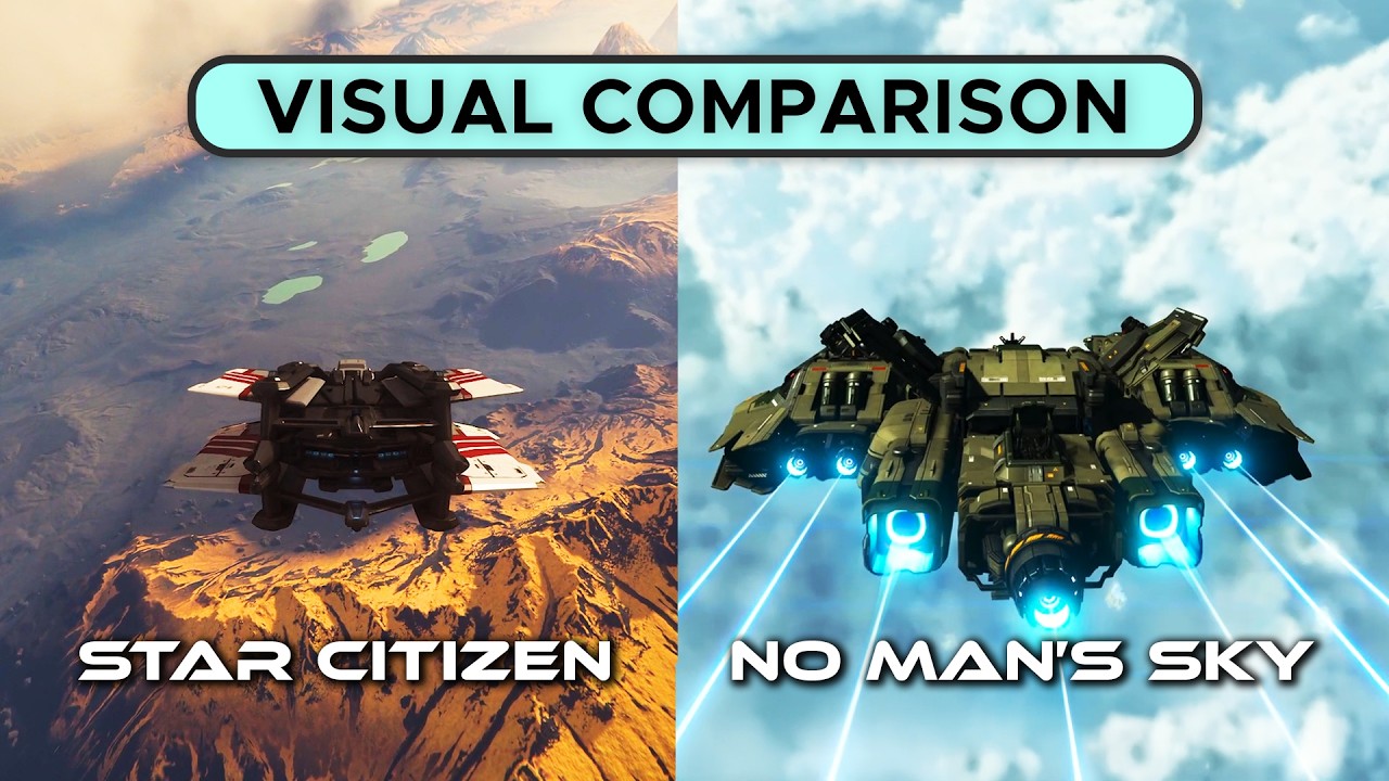 Star Citizen V No Man's Sky - Graphics Comparison [2025]