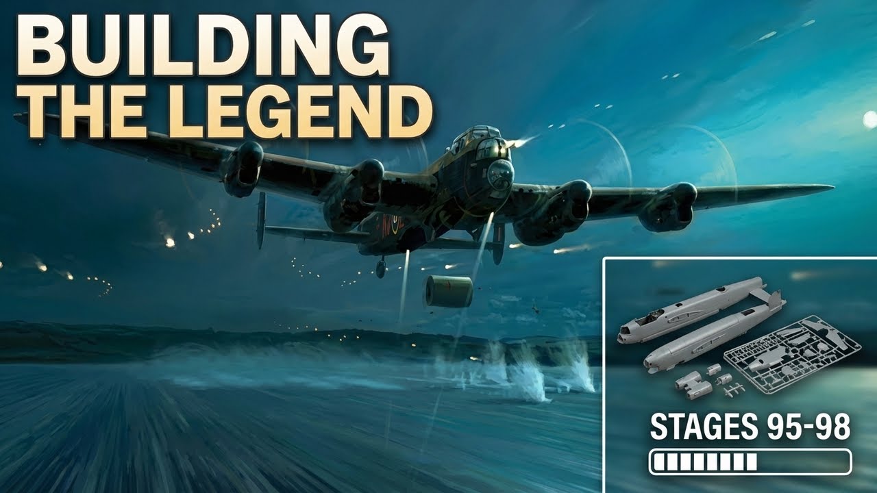Building the war winning Lancaster Dam buster stages 95-98 by #hachettepartworks