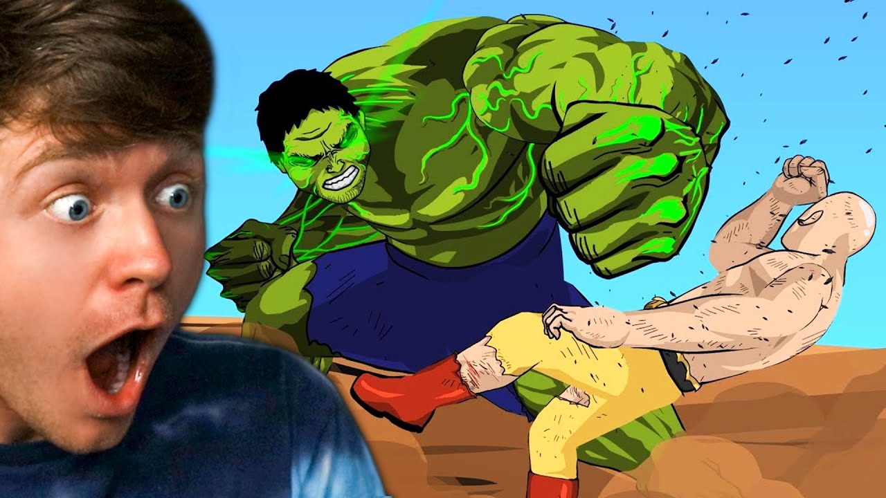 HULK vs ONE PUNCH MAN but REMASTERED!? (Reaction)