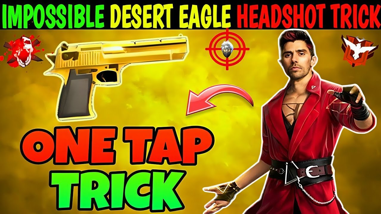 100% No Recoil Secret Desert Eagle One Tap Headshot Trick🔥 | Desert Eagle Se Headshot Kaise Mare 👽