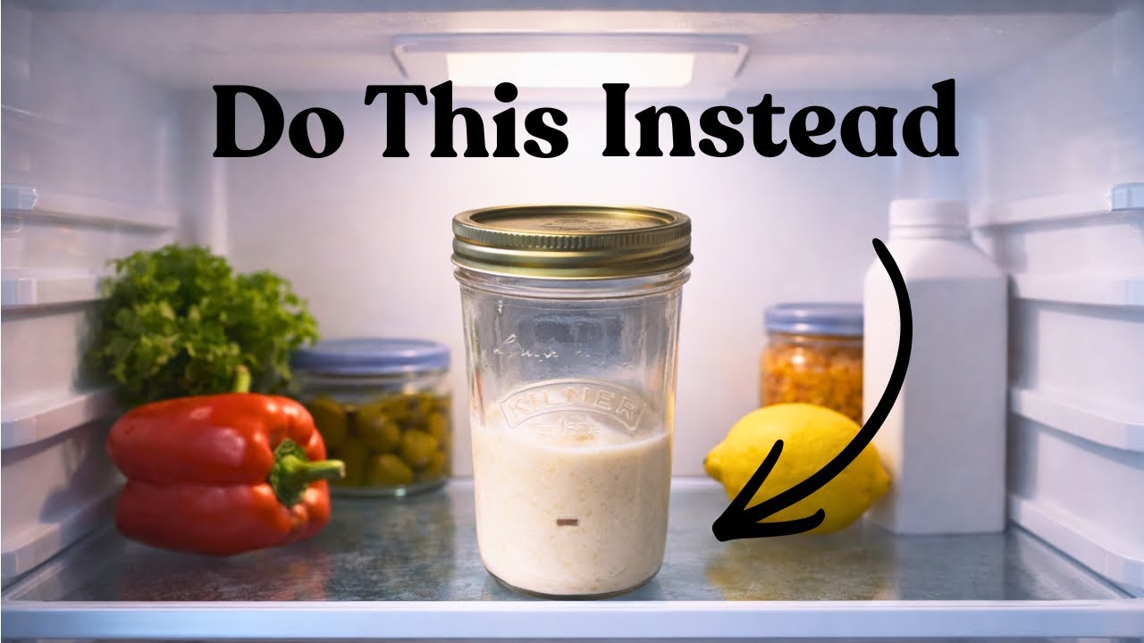 How to Store Sourdough Starter In The Fridge (If You Don’t Bake Often)