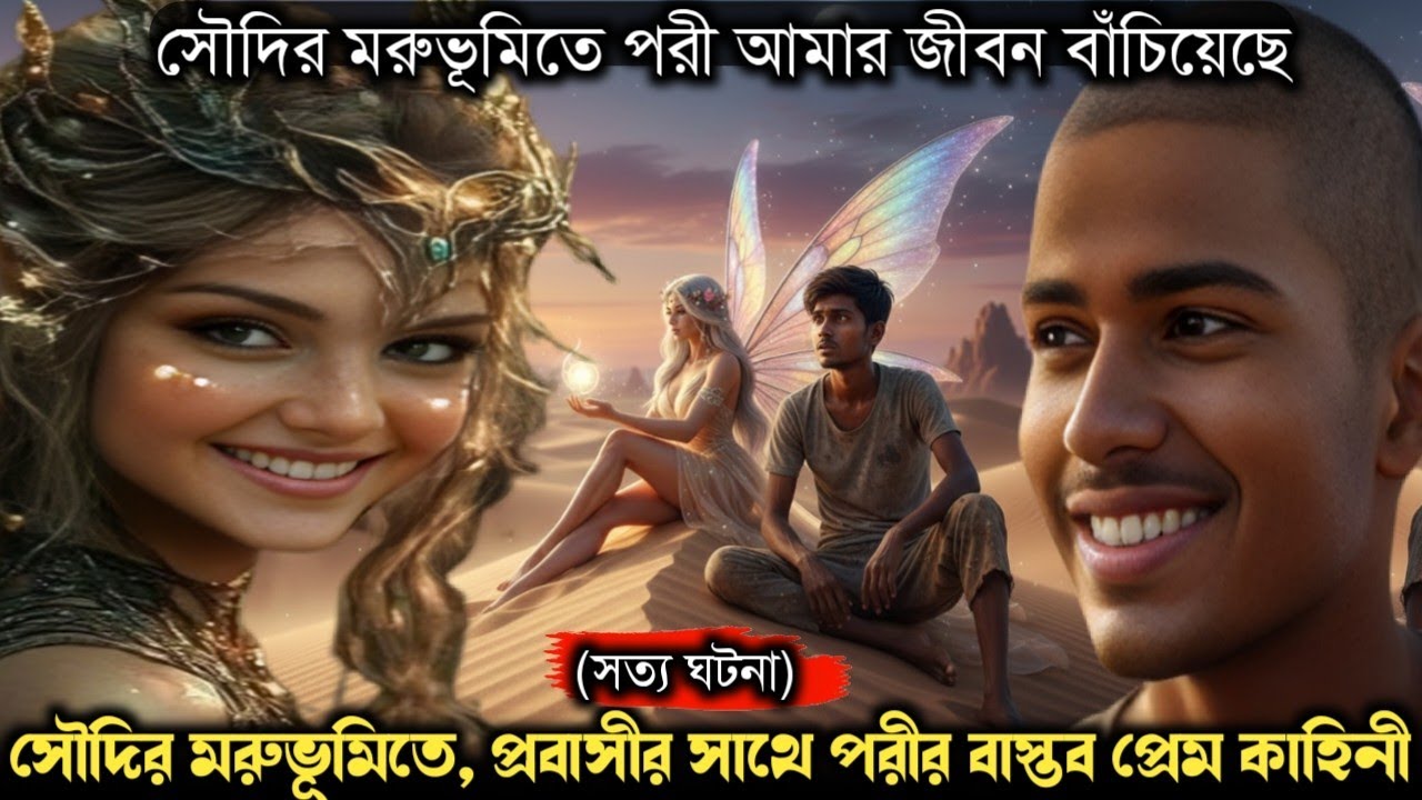 (সত্য ঘটনা) সৌদি প্রবাসীর গোপন প্রেম  😱 সে মানুষ নয়, মরুভূমির পরী 🧚‍♀️ Bengali real fairy tale 1416