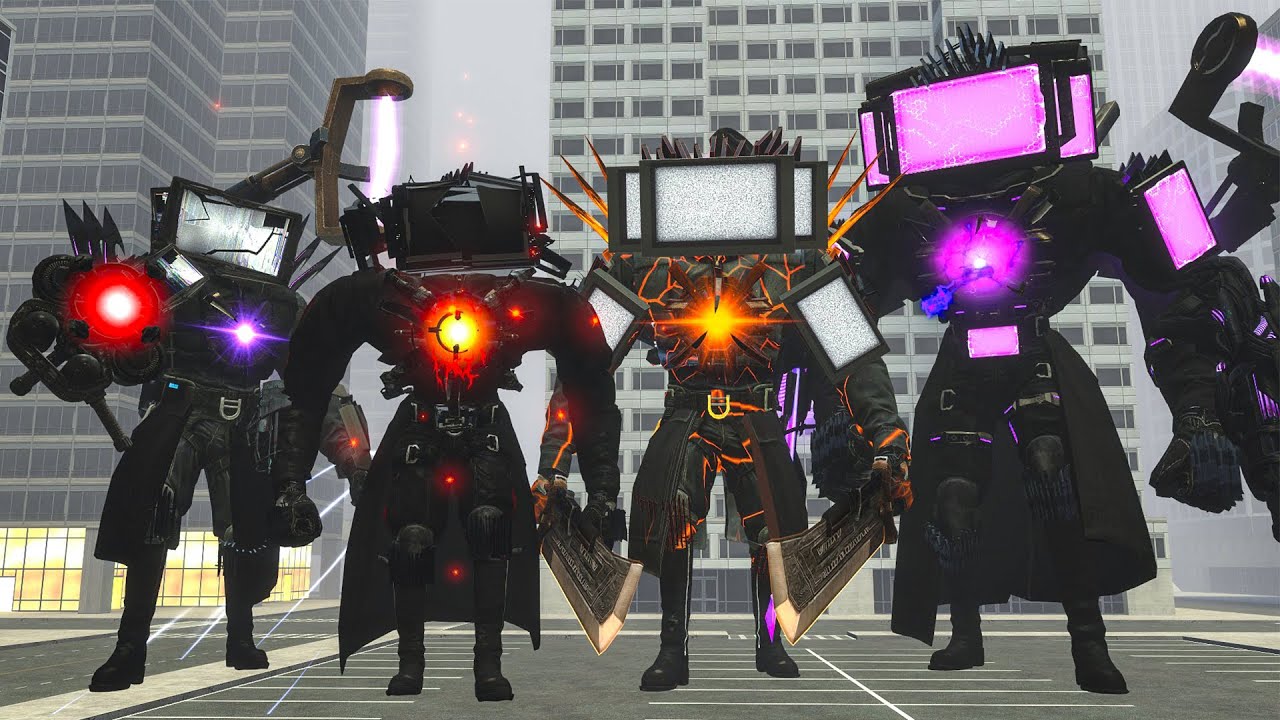 WHICH VERSION OF TITAN TV MAN IS THE MOST POWERFUL, FASTEST AND SMARTEST? Skibidi Toilet Garry's Mod