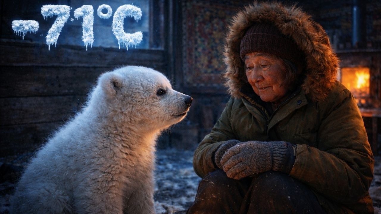 Cachorro de oso polar atrapado en el hielo: el rescate imposible a –71 °C