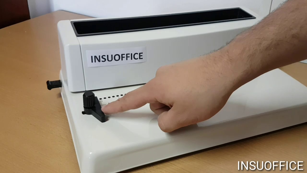 Espiraladora encuadernadora para libreria oficina homeoffice
