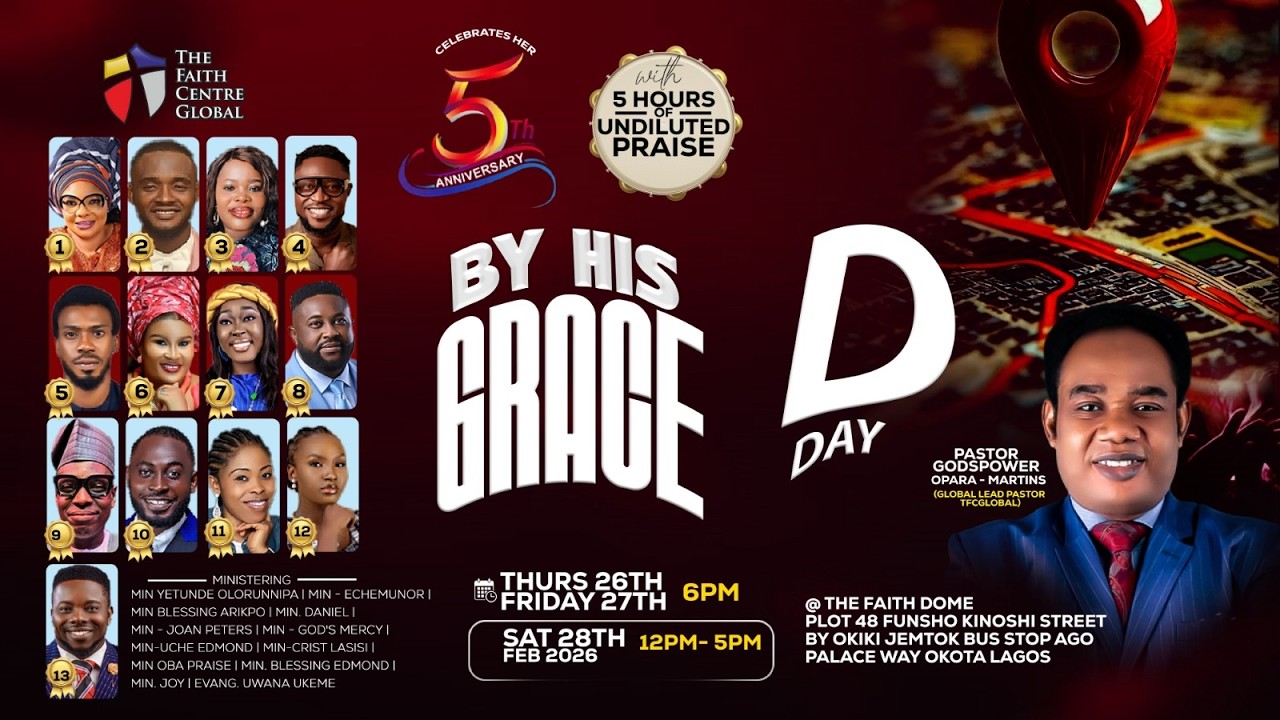 ||#TFCGspecial||5TH ANNIVERSARY||BY HIS GRACE ||28-02-26||DAY 3