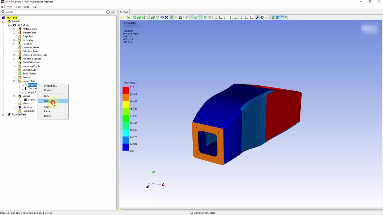 ANSYS Composite PrepPost Setup for FSAE Composite & Monocoque Chassis Analysis in ANSYS - Part 5