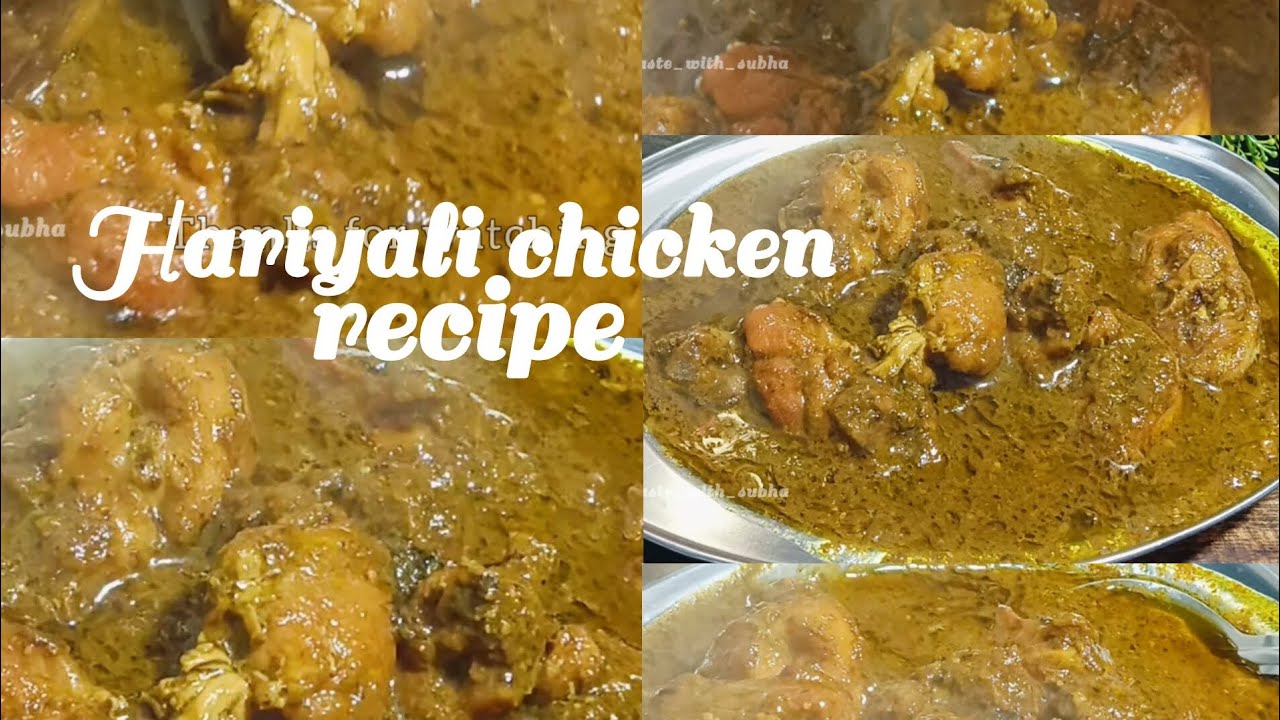 Hariyali chicken 🐔🍗 recipe 😋🍽️#viralreelsvideo#youtubeshorts#cooking 