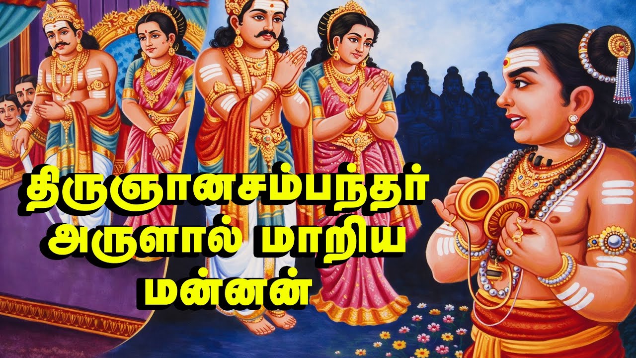 திருஞானசம்பந்தர் அருளால் மாறிய மன்னன் | நின்றசீர் நெடுமாற நாயனார் வரலாறு