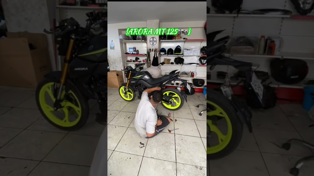 ARORA MT-125 GEVŞEYEN VİDALARA LOCTITE YAPTIK.#motorcycle #arora #tamir #vlog
