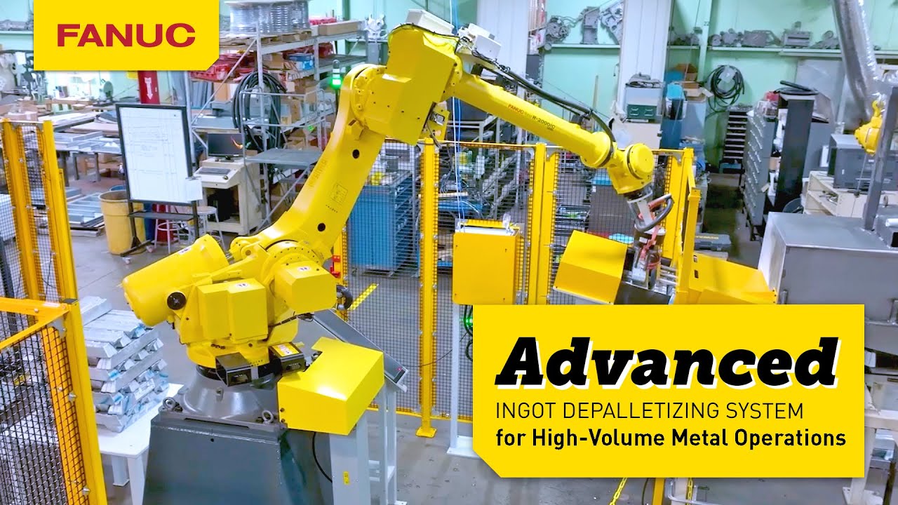 Robotic Furnace Loading – Ingot Depalletizing
