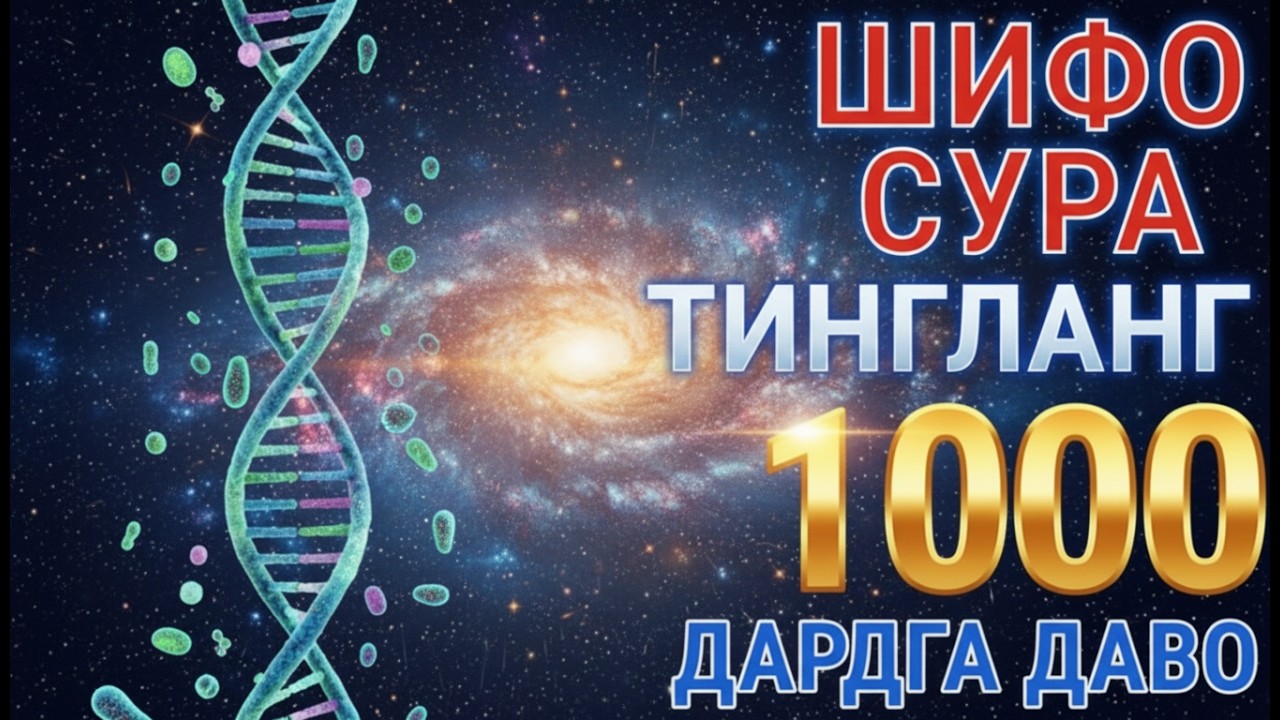 ✨ Энг Кучли Шифо Суралари — Касаллик ва Руҳий Безовталикка Қарши