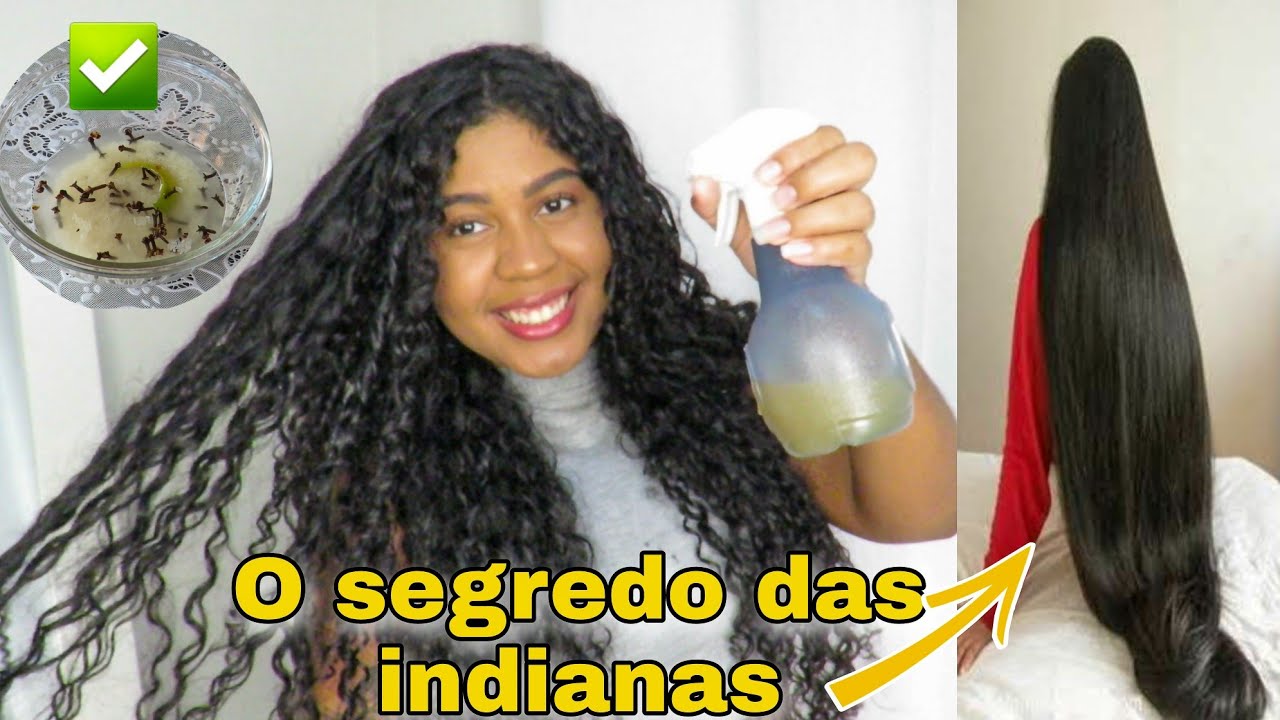 O SEGREDO DAS INDIANAS PARA O CABELO CRESCER RÁPIDO - RECEITA CASEIRA MILENAR