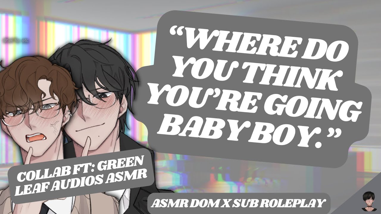 [ASMR] A Dominant Boss Flirts With His Submissive Tsundere Worker [BL] [FT: Green Leaf Audios ASMR]