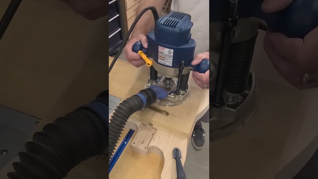 Routing a Humbucker Cavity