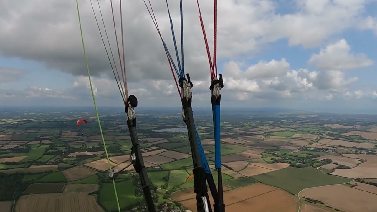 Paragliding - Thermalling at BoPeep 23rd Aug 2021