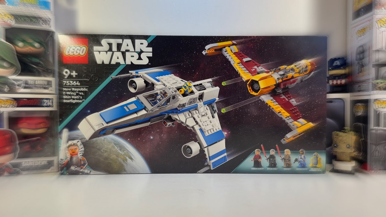 LEGO STAR WARS NEW REPUBLIC E-WING VS SHIN HATI’S STARFIGHTER 75364 REVIEW ! #lego#starwars#ashoka