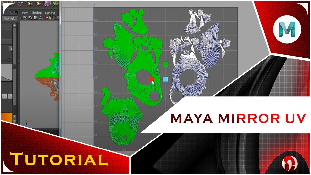✔️Maya Mirror UV