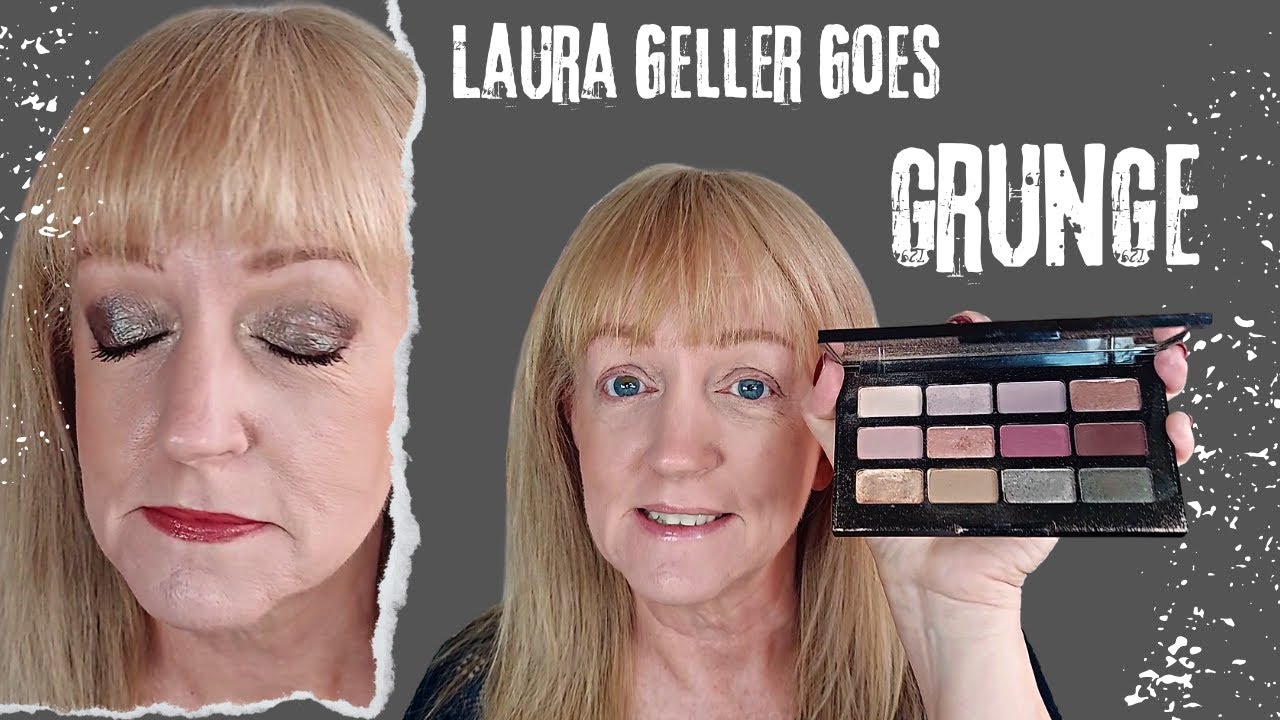 Can you get a grungy look from the Laura Geller Casual Collection Multi-Finish Eyeshadow Palette?