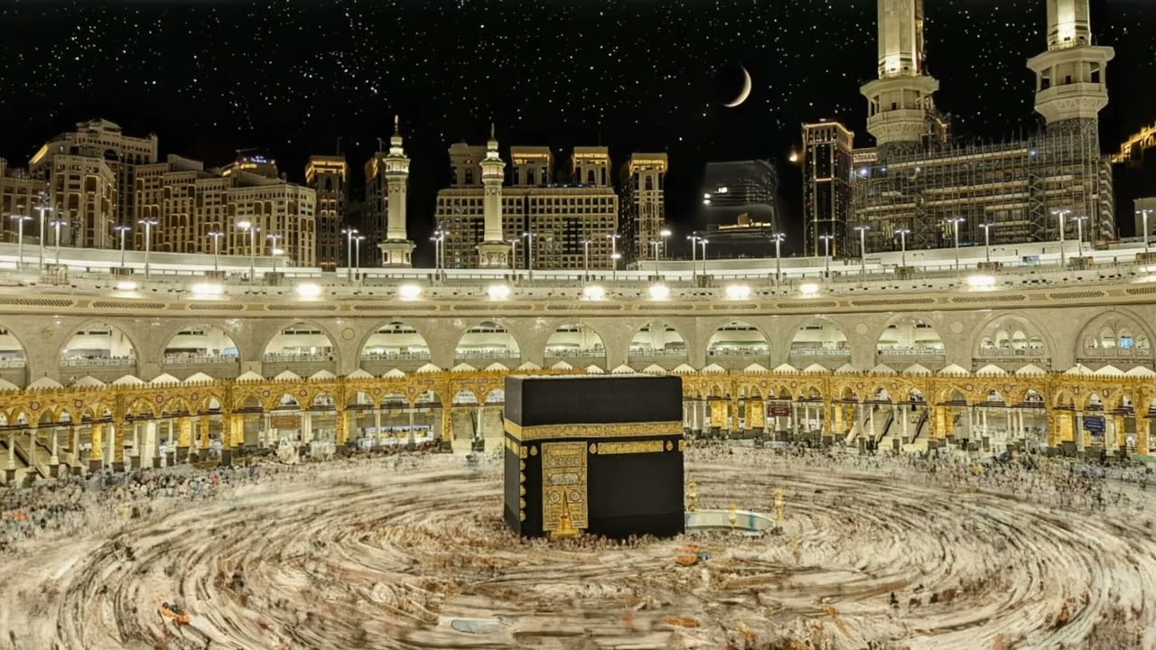 Holy Kabaa Soothing Ambiance | Peaceful Mecca Sounds and Atmosphere 2 Hours