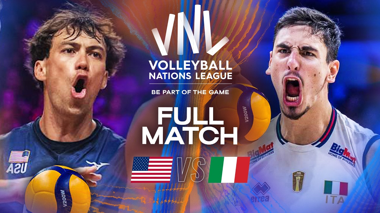 USA 🇺🇸 vs. Italy 🇮🇹 | VNL 2025 - Full Match | Week 2