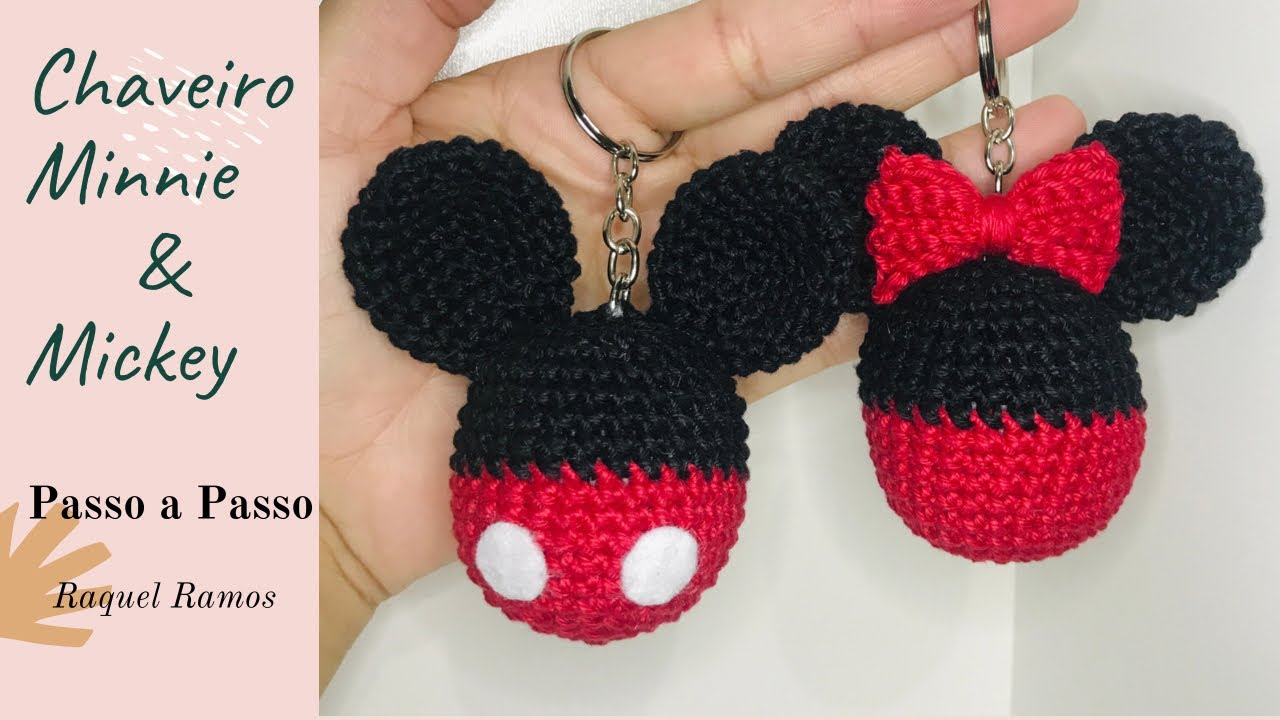 Chaveiro Minnie e Mickey
