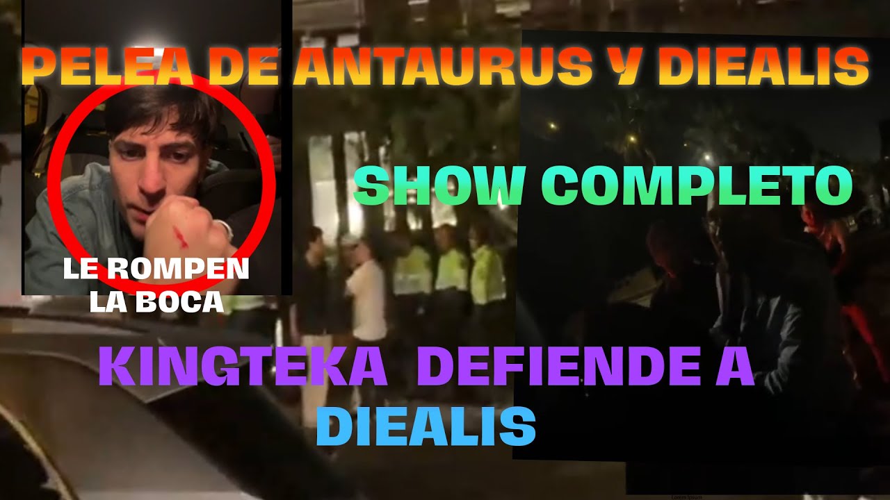 LA PELEA COMPLETA  DE ANTAURUS CON  DIEALIS,  LE ROMPEN LA BOCA  LAS DOS PERSPECTIVAS.